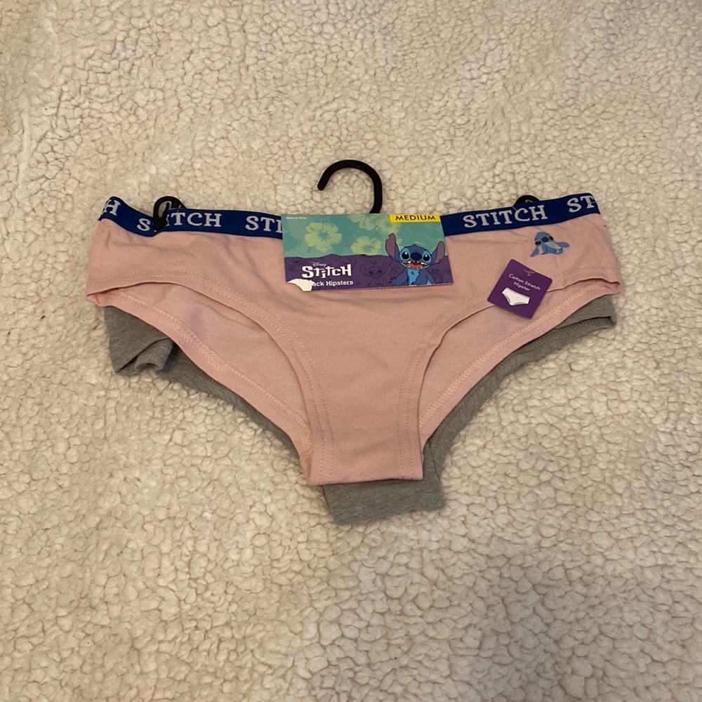 Disney Lilo and Stitch 2 Pack Cotton Hipster Panties